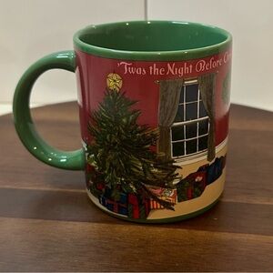 Unemployed Philosophers Guild“’Twas the Night Before Christmas”Holiday Mug NWOT